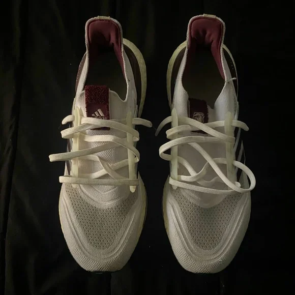 adidas | Shoes | Adidas Ultraboost White Mississippi State | Poshmark